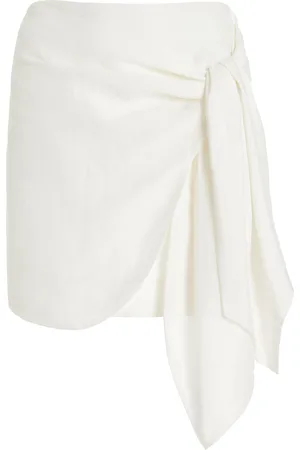 Significant Other Celeste Linen-Blend Mini Skirt, , US 6