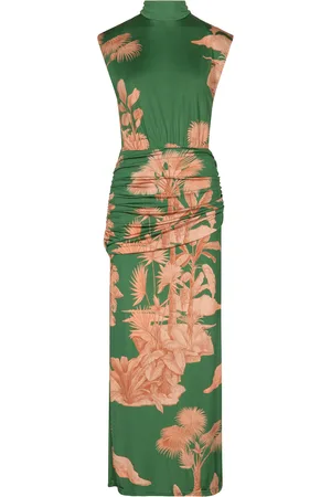 JOHANNA ORTIZ Finding The Way Ruched Sleeveless Maxi Dress, , US 10