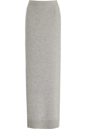 Michael Kors Cashmere-Blend Maxi Skirt, , M