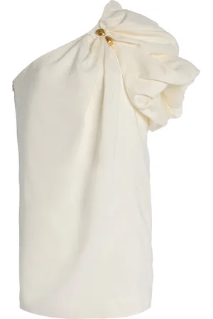AJE Cira Linen-Blend Mini Dress, , AU 10