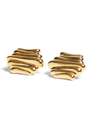 Khaite Crema 18K -Plated Earrings, , OS, , Gifts For Her