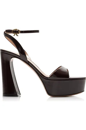 Gianvito Rossi Patent Leather Sandals, , IT 37