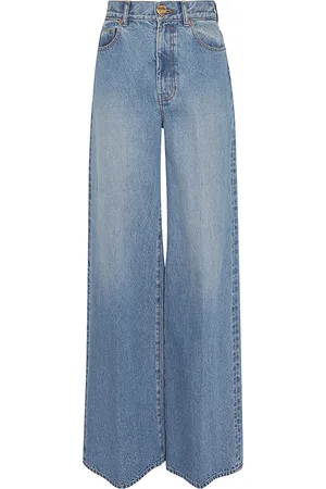 ZIMMERMANN Crush Long Rigid High-Rise Straight-Leg Jeans, , 26