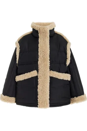 Stand Studio Dorothy Sherpa-Trimmed Quilted Down Coat , , FR 32