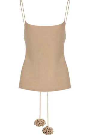 By Malene Birger Gillian Open-Back Knit Tank Top, , S