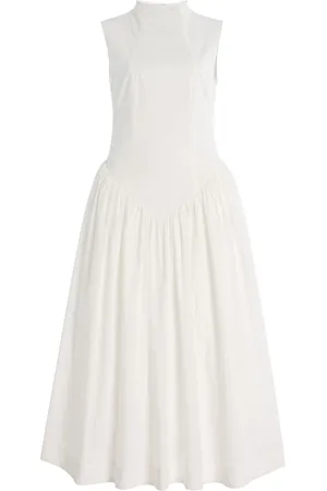 De La Vali Lusiva Cotton Midi Dress, , UK 4