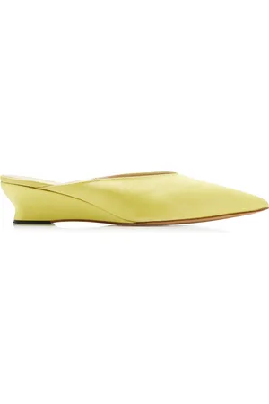 Le Monde Beryl Micro-Wedge Silk-Satin Mules, , IT 37