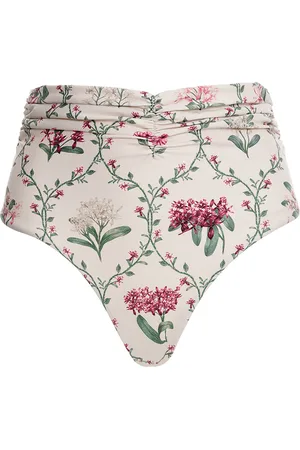 Agua by Agua Bendita Vaiven Floral High-Waisted Bikini Bottom, , XS