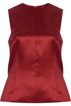 DELPOZO Exclusive Fitted Silk Top, , FR 34