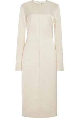 Totême Lean Satin Midi Dress, , FR 36