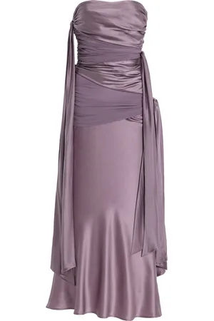 CHRISTOPHER ESBER Knotted Silk Midi Dress, , AU 6