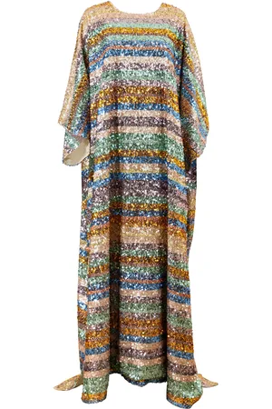 La Vie Style House Pastel Sequined Caftan, , OS