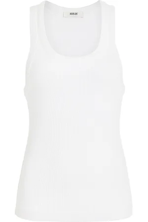 AGOLDE Poppy Cotton Jersey Tank Top, , XS