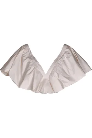 JOHANNA ORTIZ Veo La Luz Ruffled Cotton Poplin Top, , US 2