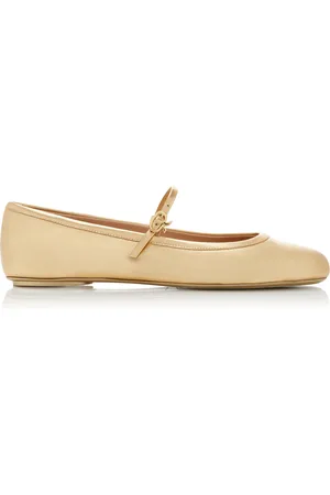 Gianvito Rossi Carla Leather Ballet Flats, , IT 36