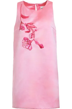 Des Phemmes Beaded Satin Mini Dress, , IT 38