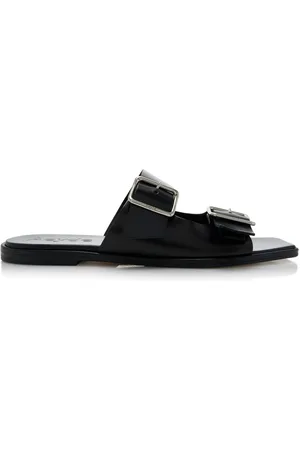 Aeyde Tonya Leather Slide Sandals, , IT 36