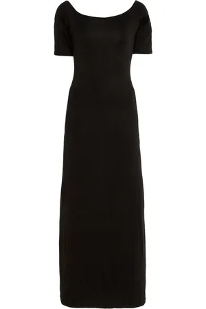 ANEMOS Carolyn Off-The-Shoulder Jersey Midi Dress, , XS