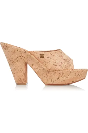 Givenchy Doll Cork Platform Wedges, , IT 37