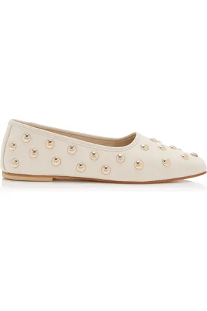 Freda Salvador Jessie Studded Leather Ballet Flats, , US 6