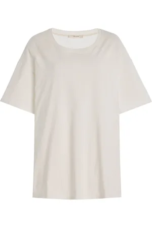 The Row Nadina Cotton-Jersey T-Shirt, , XS