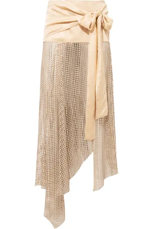 SIEDRES Lumier Tie-Front Sequined Midi Skirt, , EU 38