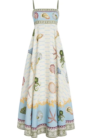 ALÉMAIS Bath House Linen Midi Dress, , AU 4