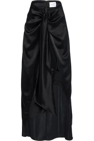 GALVAN De Lovie Satin Maxi Wrap Skirt, , FR 36