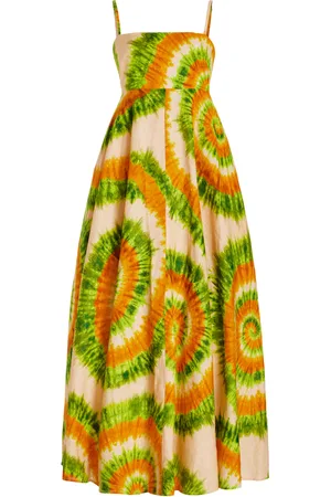 ALÉMAIS Exclusive Sun Shack Tie-Dyed Woven Maxi Dress, , AU 4