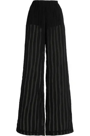 Dagmar Striped Sheer Wide-Leg Pants, , EU 32