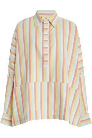 Marrakshi Life Exclusive Paneled Cotton-Blend Tunic, , XS