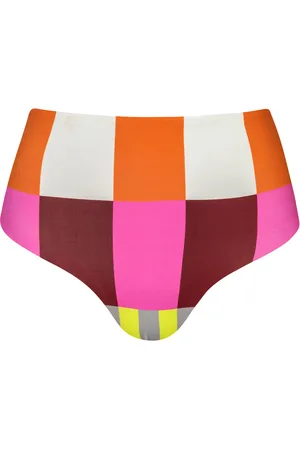 Cala De La Cruz Elisa High-Waisted Bikini Bottom, , XS