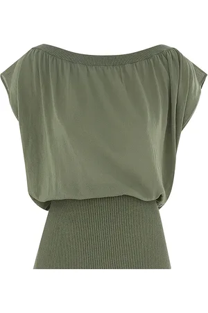 ZIMMERMANN Illuminate Draped Gauze-Knit Top, , 3