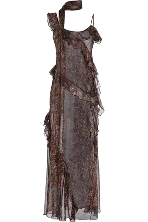 SIEDRES Exclusive Monica Printed Chiffon Maxi Dress, , EU 36