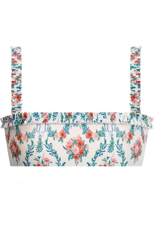 Agua by Agua Bendita Olmo Printed Bikini Top, , XS