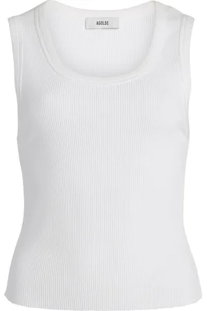 AGOLDE Poppy Shrunken Jersey Tank Top, , XS