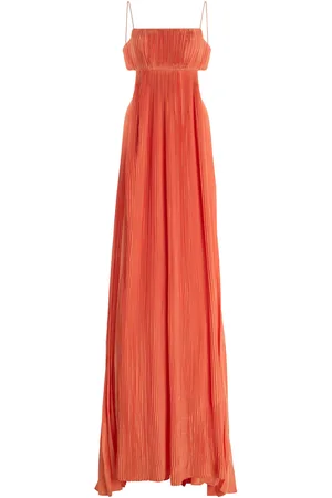 ALEXIS Varranza Cutout Plisse Maxi Dress, , L