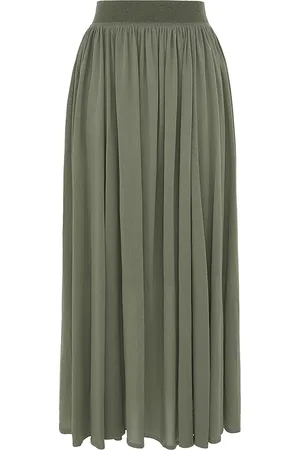 ZIMMERMANN Illuminate Gathered Gauze-Knit Maxi Skirt, , 0