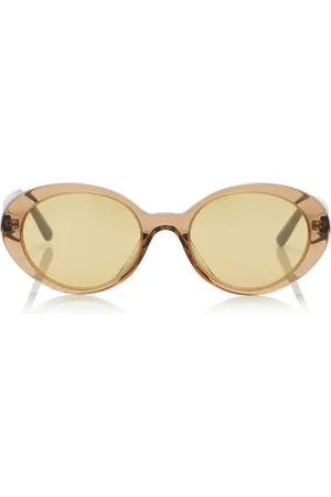 Oliver Peoples Lumar Round-Frame Acetate Sunglasses, , OS