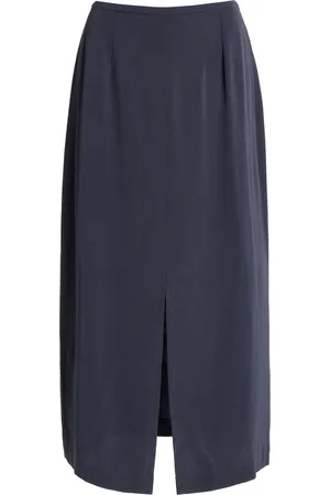 The Frankie Shop Judy Crepe Midi Skirt, , XS