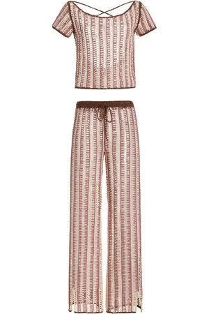 Akoia Swim Exclusive Marti Cotton Pant Set, , XS