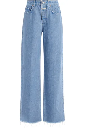 Closed Nikka Rigid Mid-Rise Wide-Leg Jeans, , 24
