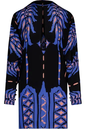 JOHANNA ORTIZ Shenandoah Printed Silk Tunic Top, , US 0