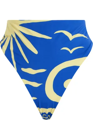 Cala De La Cruz Lulu High-Waisted Bikini Bottom, , XS