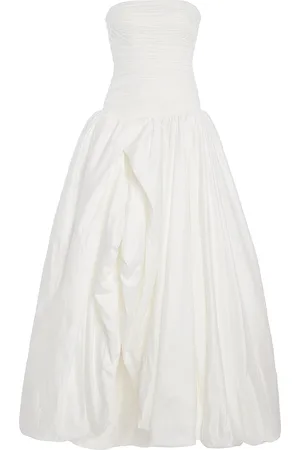 AJE Violette Bubble-Hem Cotton Maxi Dress, , AU 6