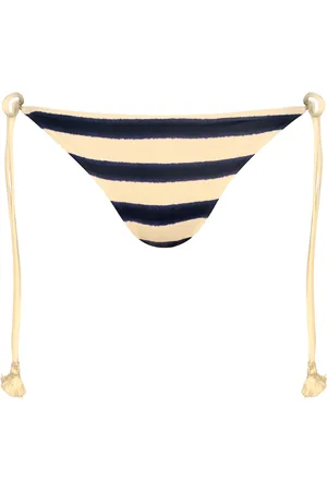 JOHANNA ORTIZ Marinera Striped Bikini Bottom, , XS