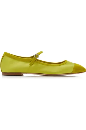 Aeyde Uma Satin Mary Jane Flats, , IT 36