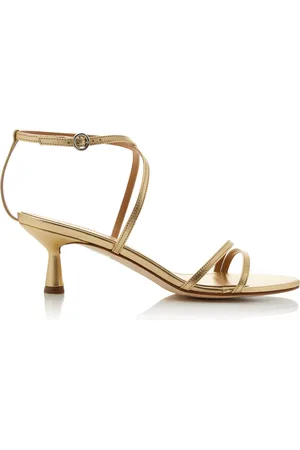 Aeyde Maeve Metallic Leather Sandals, , IT 36