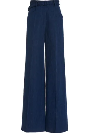 GABRIELA HEARST Norman Cotton-Linen Pants, , IT 36