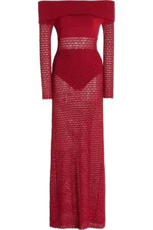 POSSE Exclusive Romy Knit Off-The-Shoulder Maxi Dress, , XXS